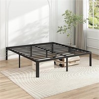 Fohigor 18 Inch Full Bed Frame with Round