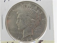 Peace Dollar 1922 D