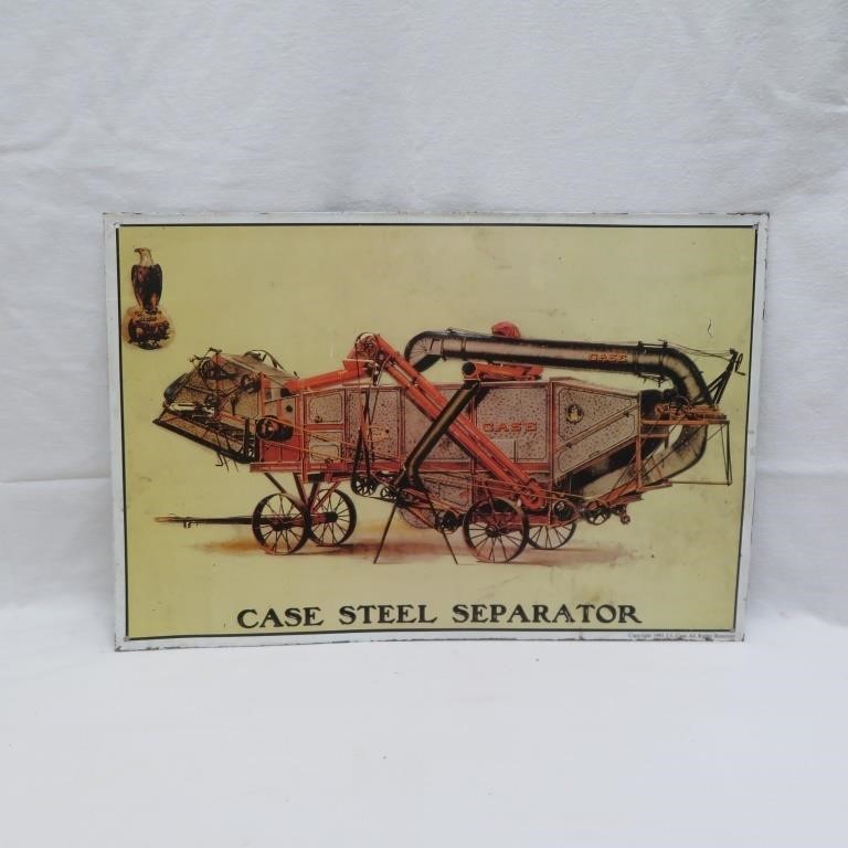 Tin Sign - Case Steel Separator - 1993 worn