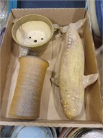 Pottery Planter, Vase, Whale
