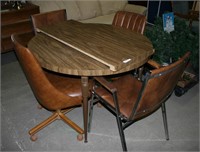 MID-CENTURY KITCHEN TABLE AND CHAIRS