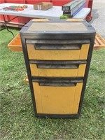 15” x18”x34”H tool chest on wheels