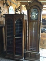 VINTAGE GRANDFATHER CLOCK / CATHEDERAL CABINET