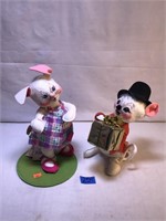 Annalee Dolls, Mouse and Bunny