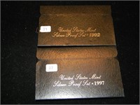 1992, 1997 Silver Proof Sets