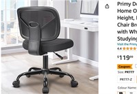 Primy Desk Office Chair Armless, Home Office desk