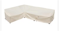 L-SHAPE 83X115IN OUTDOOR SECTIONAL COVER NATURAL