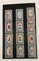 1943-44 US MNH WWII Overrun Country Stamps