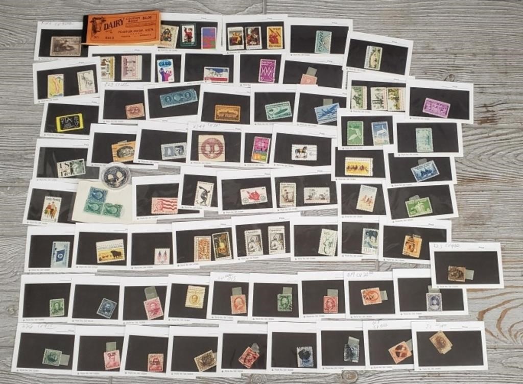 (60+) Vintage US Postage Stamps w/ Dairy Co-op