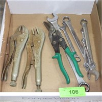 WISS TIN SNIPS, VICE GRIPS, WRENCHES