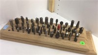 BOARD WITH CRAFTING DRILL BITS
