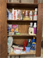 Contents of basement cabinet
