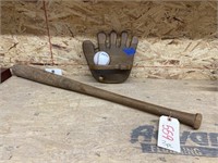 Wooden Roger Maris Baseball Bat some damage