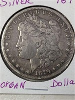 1879-S MORGAN SILVER DOLLAR