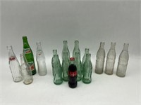 Asst Vintage Soda Bottles, Nehi, IBC, Coca- Cola,