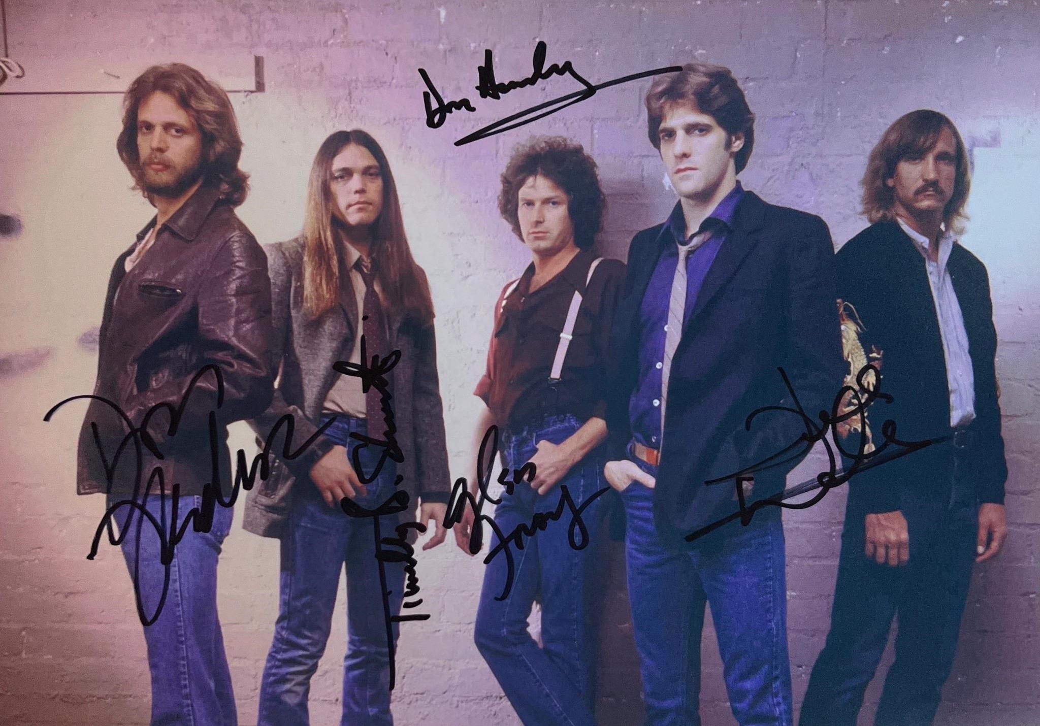 Autograph Signed COA Music and Band Legends 8 X 12 Photos X