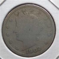 1902 Liberty Head V. Nickel