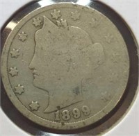 1899 Liberty Head V nickel