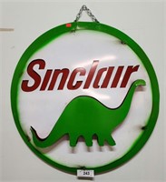 Steel Sinclair sign