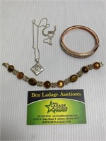 Inspirational necklace & 2 bracelets