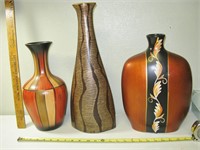 3 Assorted Vases As Is