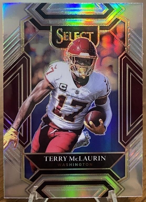 Terry McLaurin 2021 Select Silver Holo