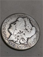 1903s Morgan Silver Dollar