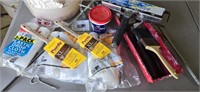 Bucket of Painting Supplies