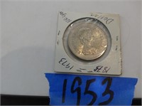 Canadian 1 dollar coin 1973