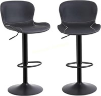 Youhauchair Bar Stools Set of 2  PU Leather
