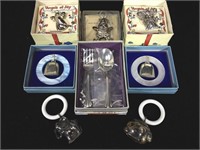 Sterling Silver Baby Rattles, Ornaments & More