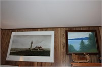 Lighthouse Picture & Lake Painting