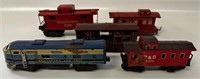 INTERESTING TIN LITHO TRAINS W MIXED MAKERS