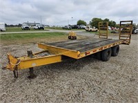Deck Over Tandem Axle Pintle Hitch Trailer
