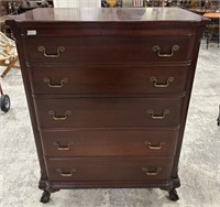 Georgetown Galleries Mahogany Ball n Claw Chest of