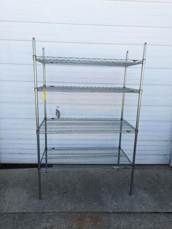 4 Shelf Wire Rack Stainless-