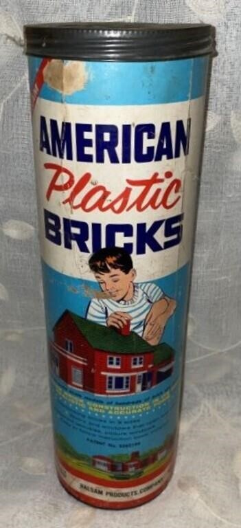 1950's Halsam American Plastic Bricks Set No.#725