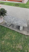 38"x15"x16" cement bench only