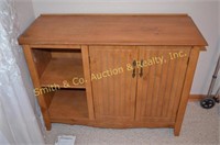 Console Table w/ Shelves & Cabinet