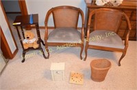 Matching Chairs, Stand, Bear, Shoe Horn, Clock