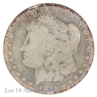 1895-S Silver Morgan Dollar - Key Date (VG)