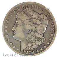 1879-CC Silver Morgan Dollar Key Date (VF)