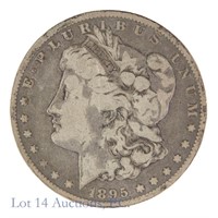 1895-O Silver Morgan Dollar Key Date (F+)