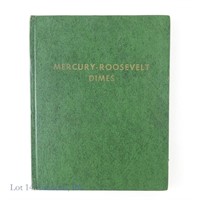 Silver Mercury & Roosevelt Dime Album (130)