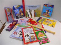 Childrens Books, Stickers, Flute, and More