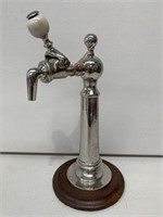 Antique Soda Fountain Tap on Timber Base