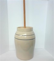 PR Storie Marshall Pottery TX Butter Churn Crock