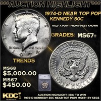 ***Auction Highlight*** 1974-d Kennedy Half Dollar