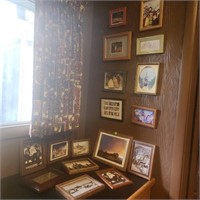 Group of Framed Photos and Prints