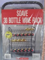Suave 30 Bottle Wire Wine Rack - New In Package